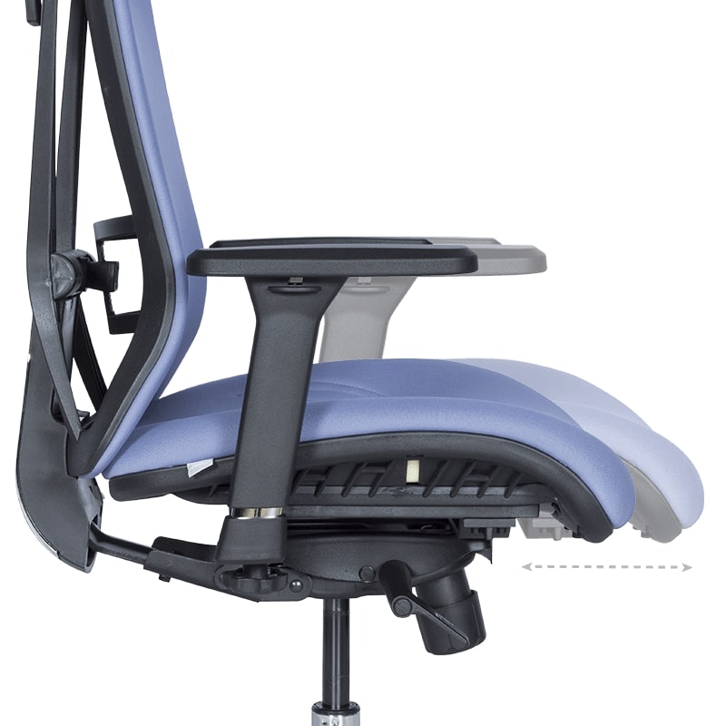 Ергономичен офис стол Carmen COTIA син